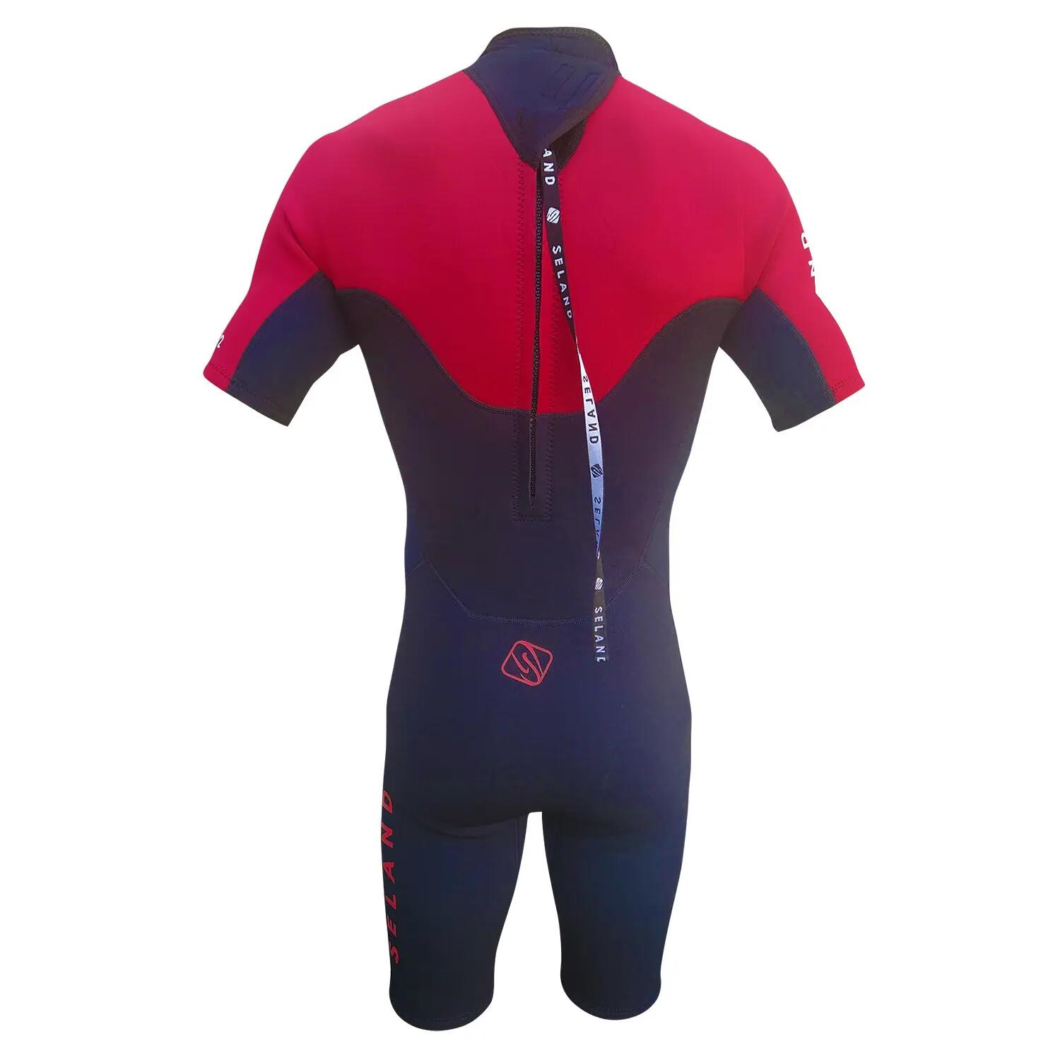 Traje de Neopreno Surf corto Niño ARI infantil Rojo 2/3