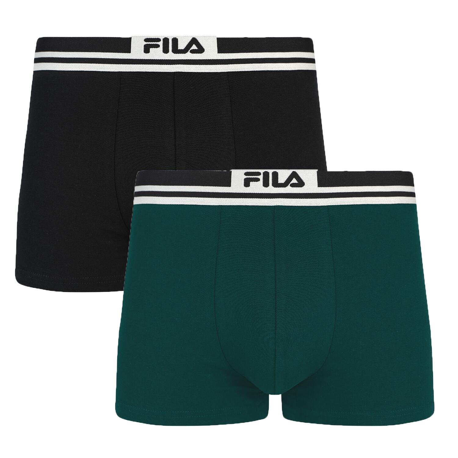 MAN BOXER ELASTIC WITH LOGO 2 PIECES PER PACK 3/7