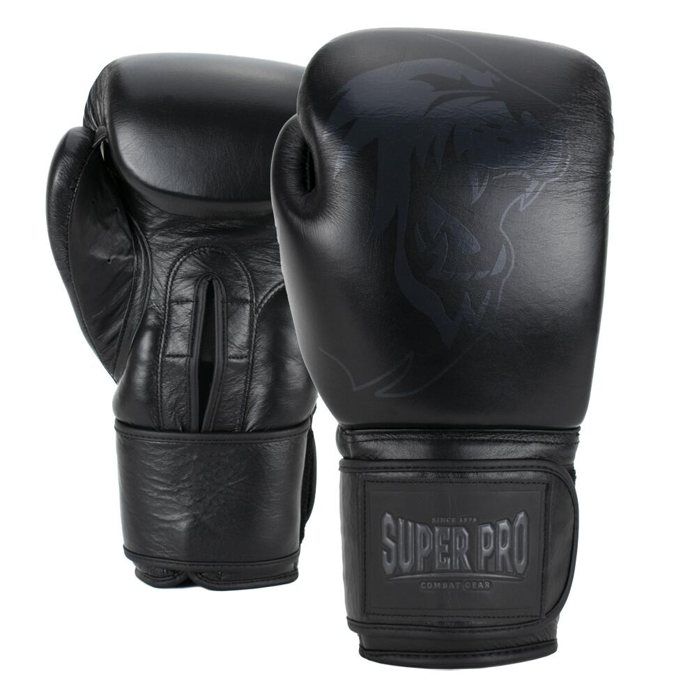 Super Pro Combat Gear Legend Lederen (kick)bokshandschoenen Zwart 2/4