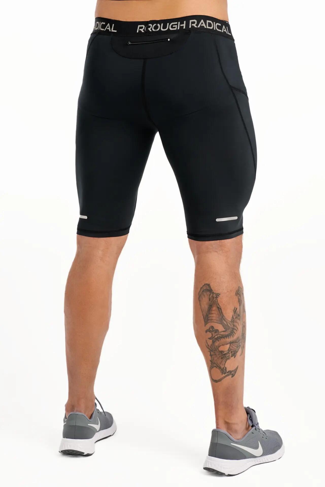 Męskie spodenki szybkoschnące do biegania Rough Radical Tight Shorts 2/3