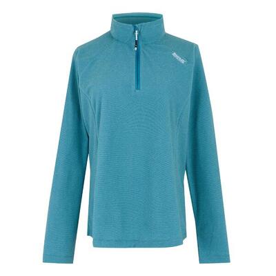 Geweldige outdoor dames montes half zip fleece top (grijs)