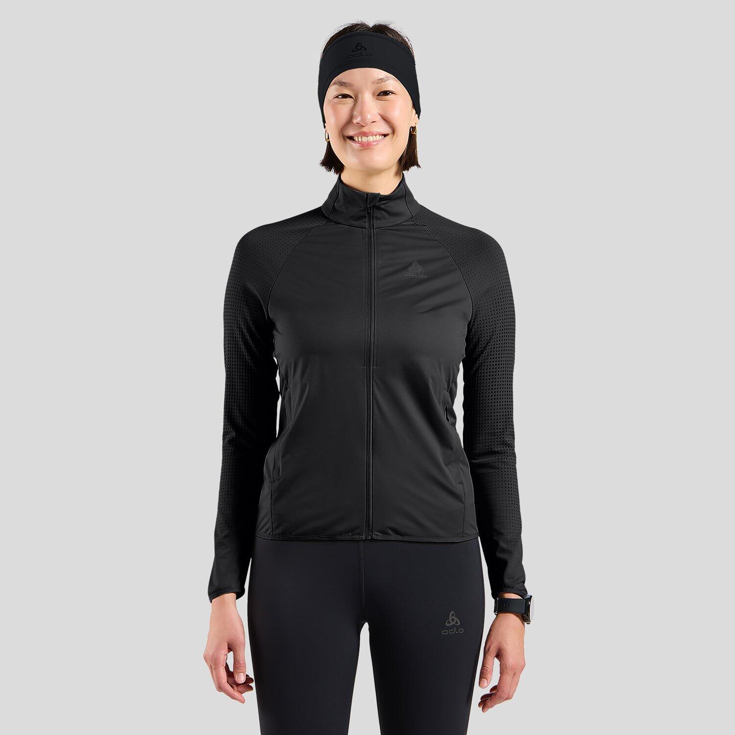 Veste Running Hybride Odlo Zeroweight Warm 2.0 Noir Femme 3/5