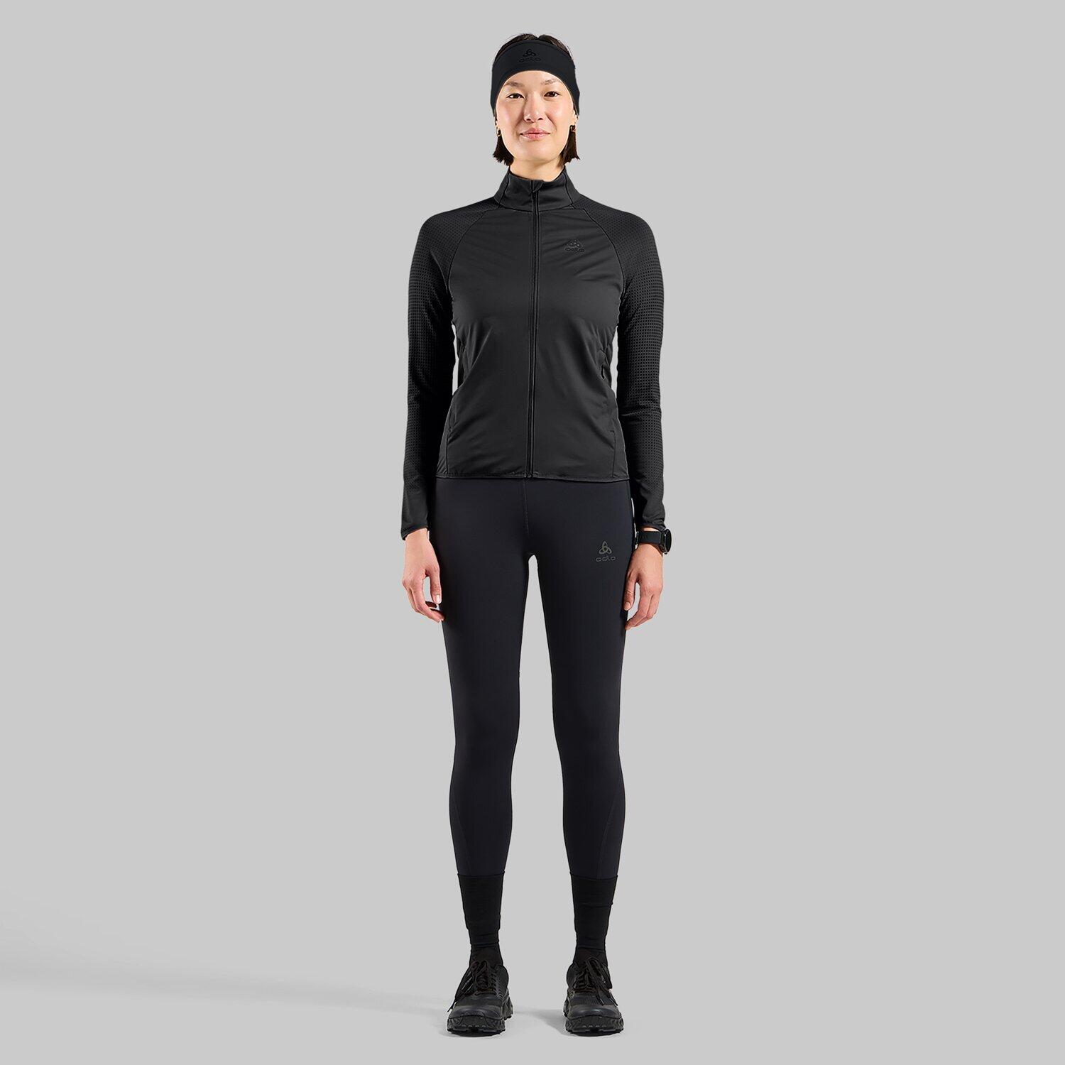 Veste Running Hybride Odlo Zeroweight Warm 2.0 Noir Femme 5/5