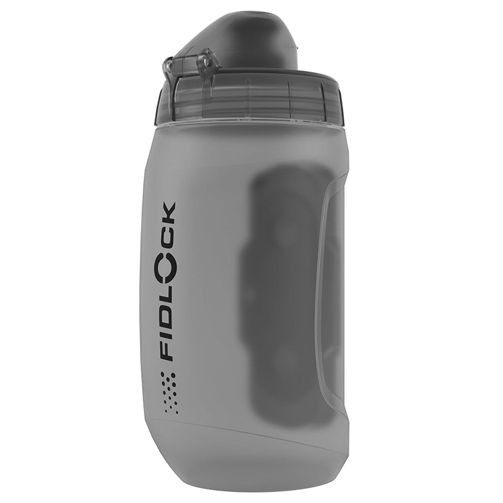 Fidlock Twist Trinkflasche 450 ml, Rauchfarben + Bike Base-Halterung 2/7