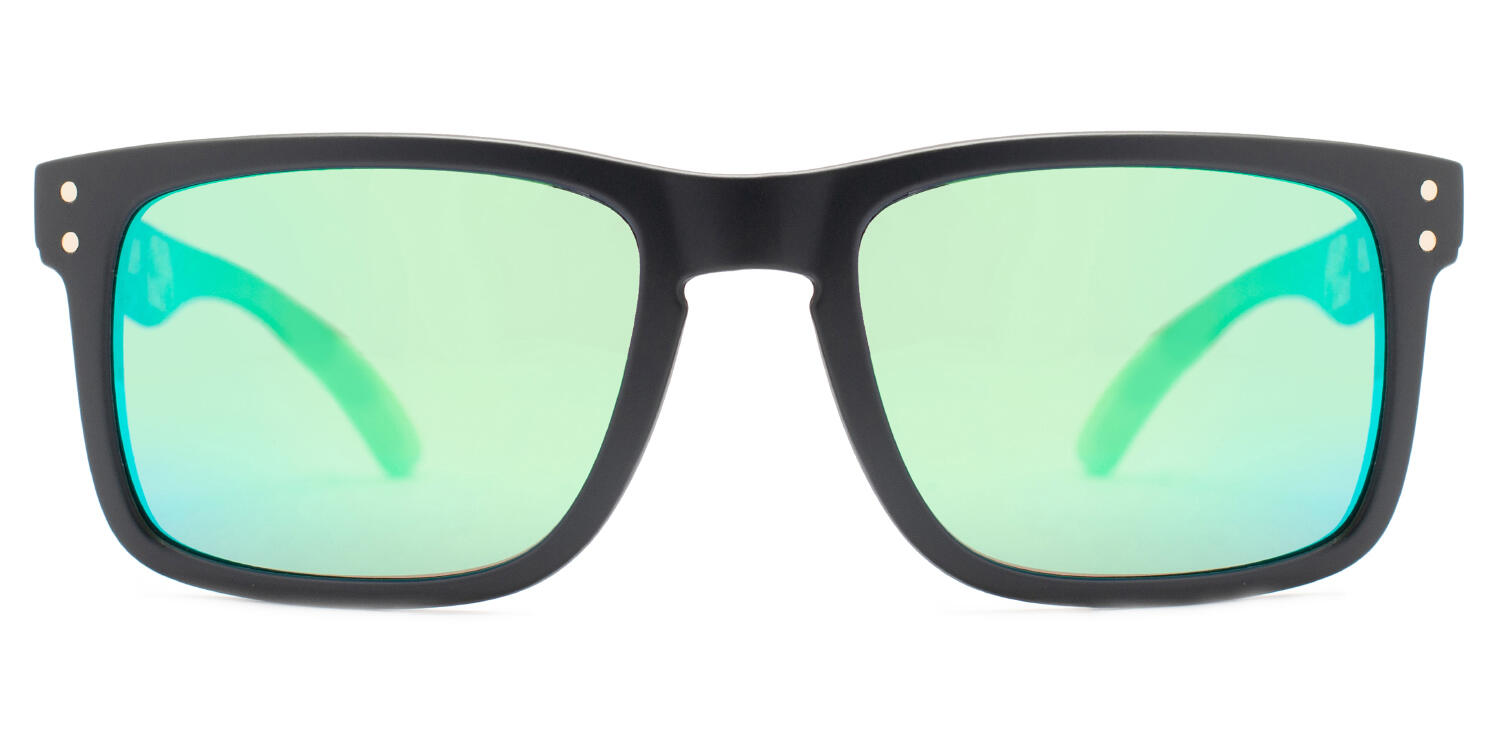 **Gafas de sol POZZ' en negro mate, CX POLARIZADAS VERDES - cat.3 - MUNDAKA** 2/3