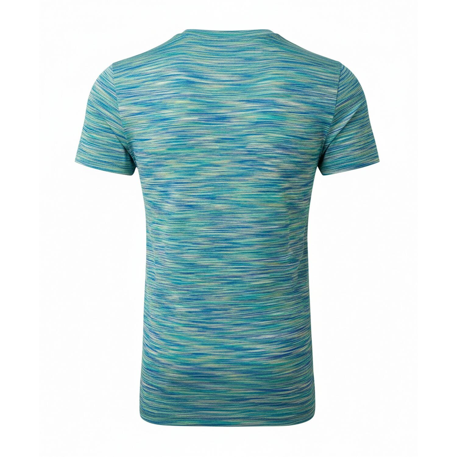 TShirt für HerrenDamen Unisex, Hochleistungsmaterial Damen und Herren Grün/Blau 2/2