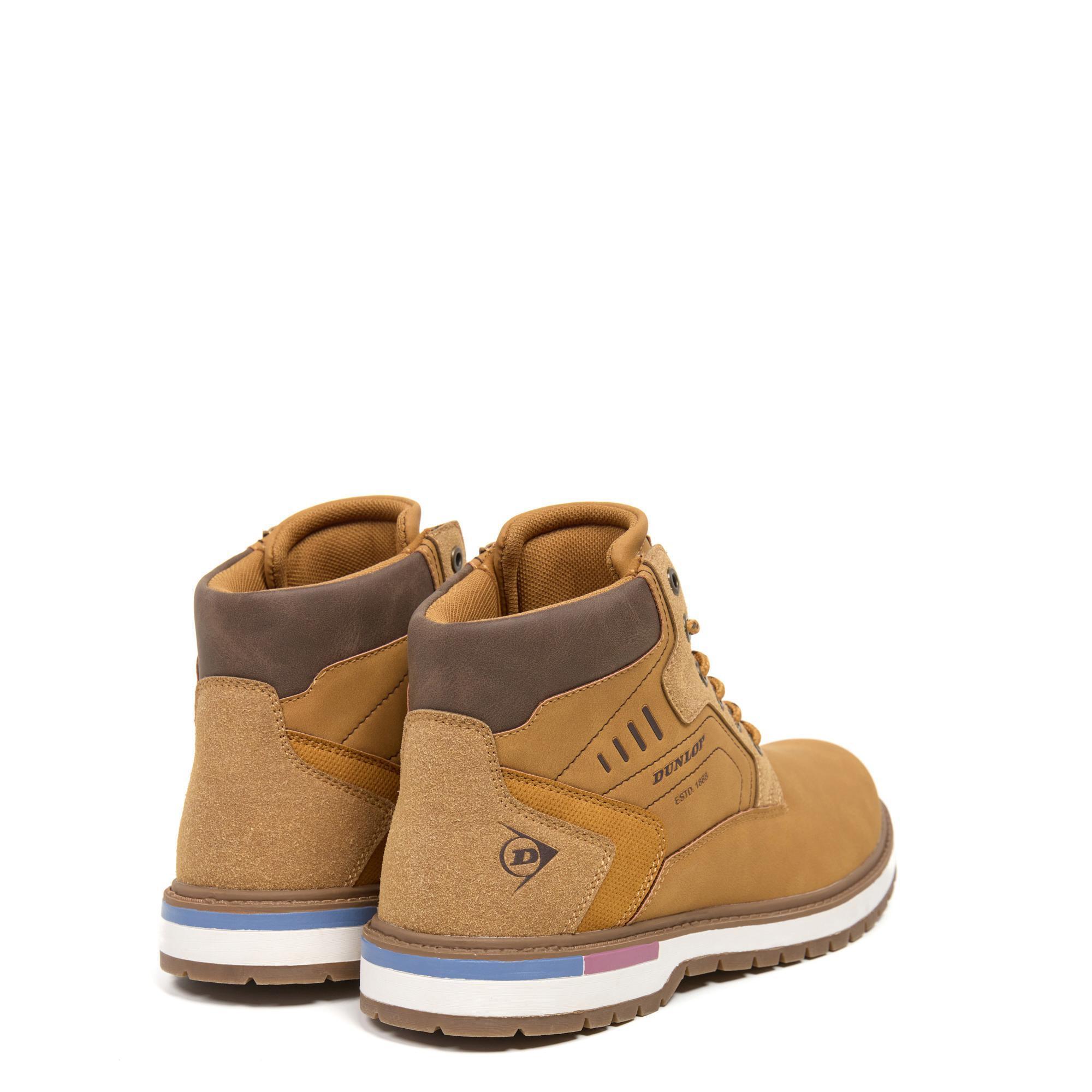 Botines Dunlop Hombre 36085 Melocotón con Cordones 3/5
