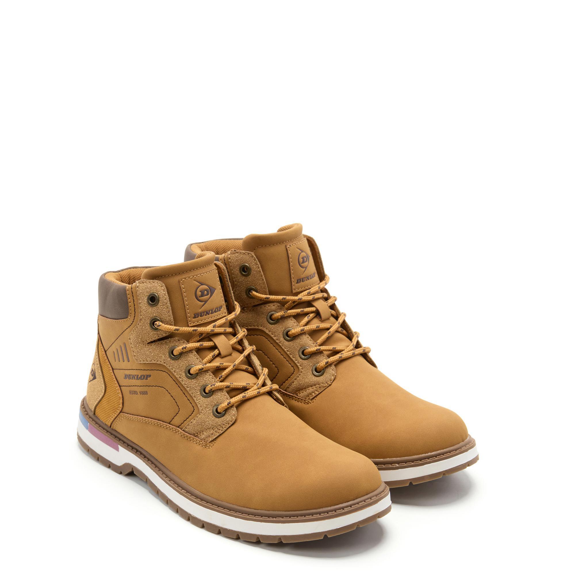 Botines Dunlop Hombre 36085 Melocotón con Cordones 2/5