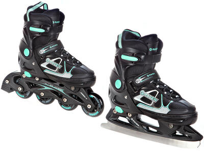 Patines 2en1 Ajustable Spirit Negro