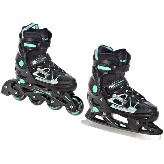 Rolki Łyżwy 2w1 Regulowane Raven Spirit