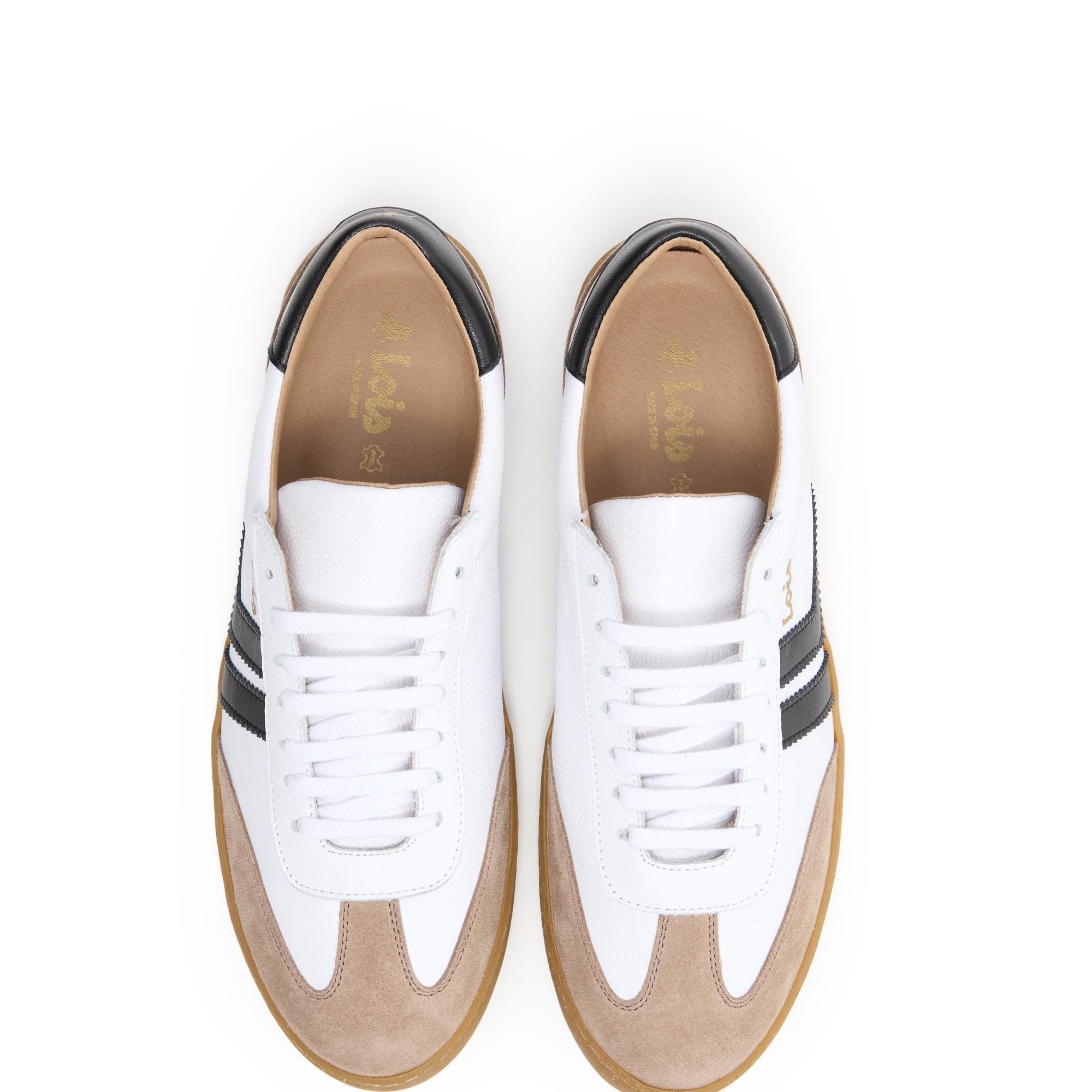 Zapatillas Lois Hombre 74439 Blancas con Cordones 4/5