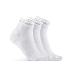 Chaussettes d'entraînement adulte Core Dry Mid blanc