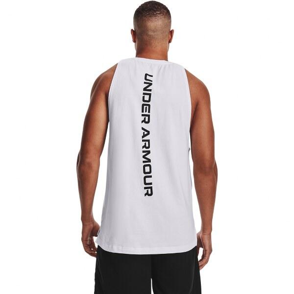 Débardeur UA Zone pour homme Under armour Blanc et noir 7/7