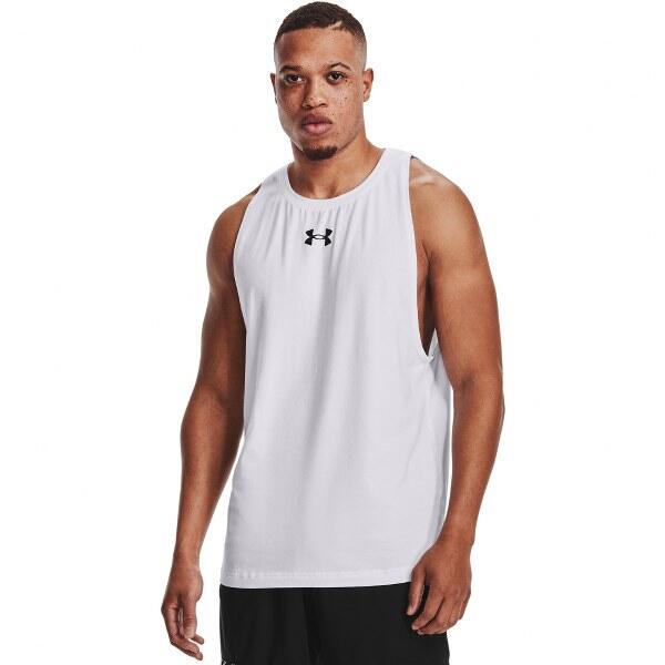 Débardeur UA Zone pour homme Under armour Blanc et noir 6/7