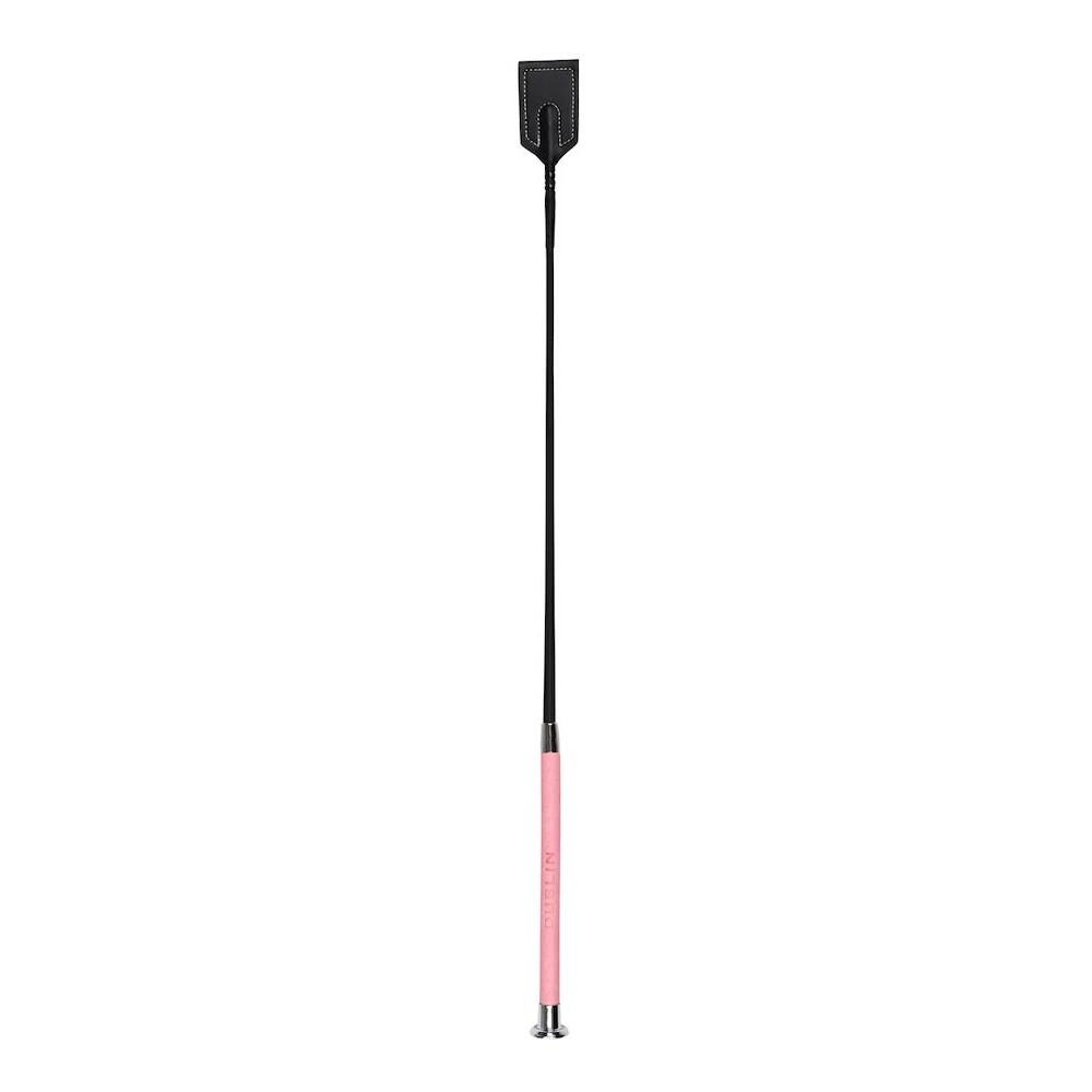 Leather Horse Riding Whip (Pink) 2/2