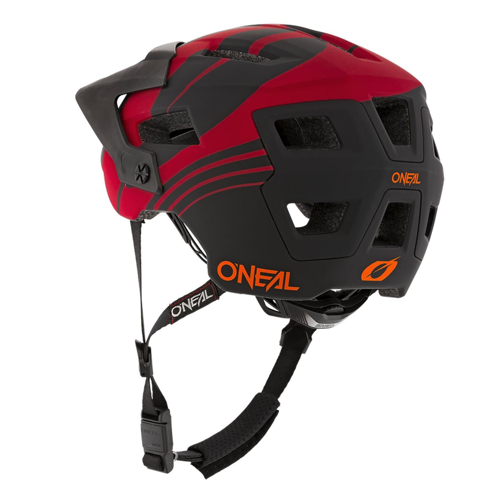 Casque VTT DEFENDER NOVA, noir/rouge 3/5
