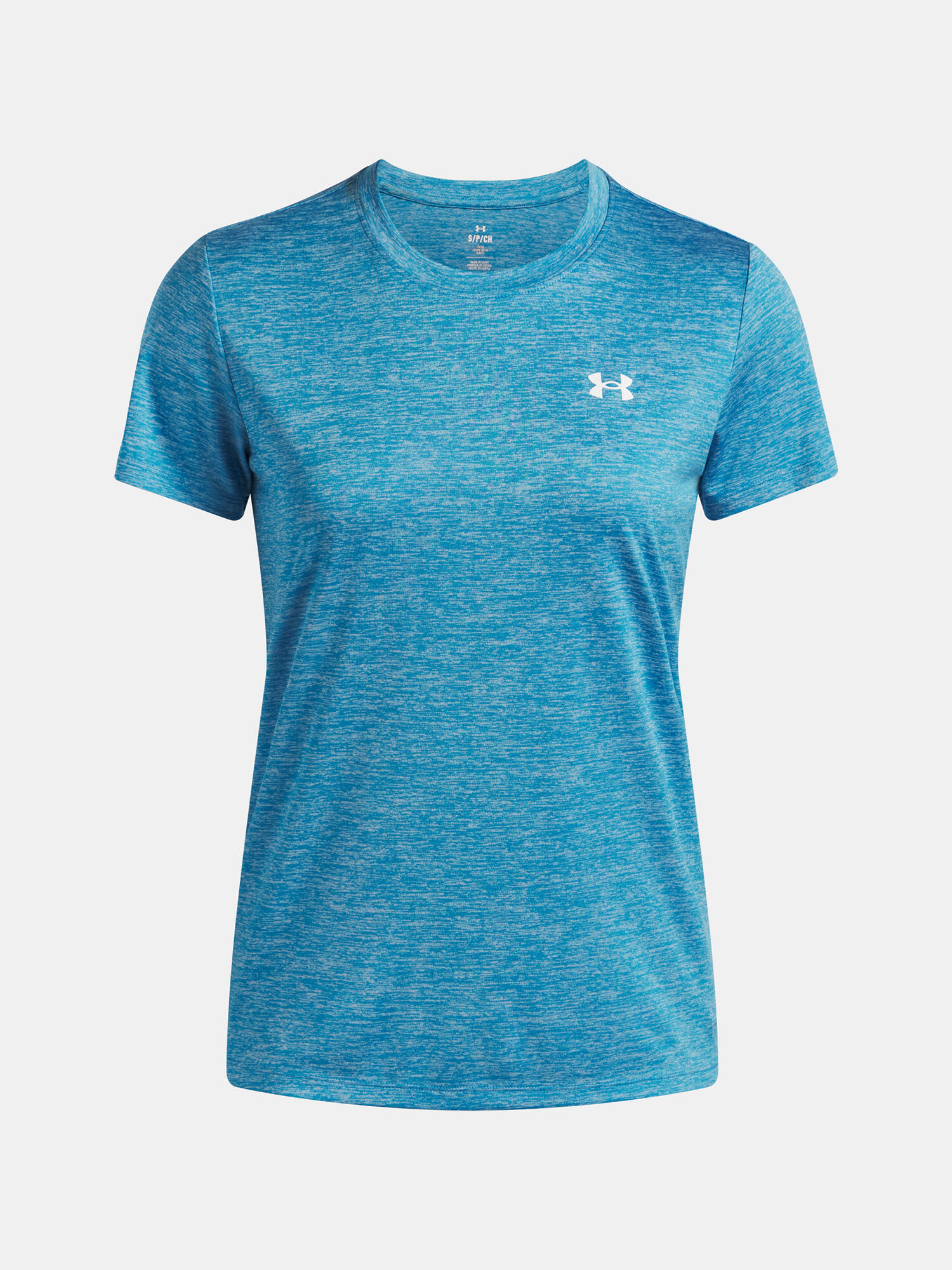 T-shirt pour femme UA Tech™ Twist Under Armour Bleu 3/7