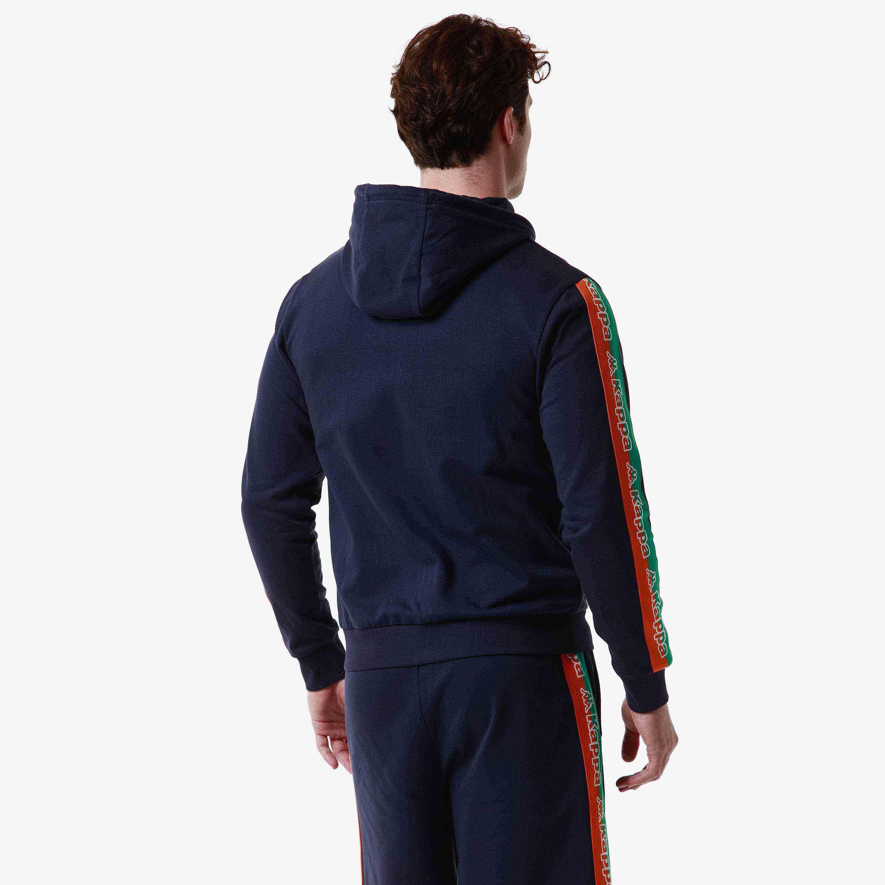 Felpa da uomo in cotone blu da palestra 7/7