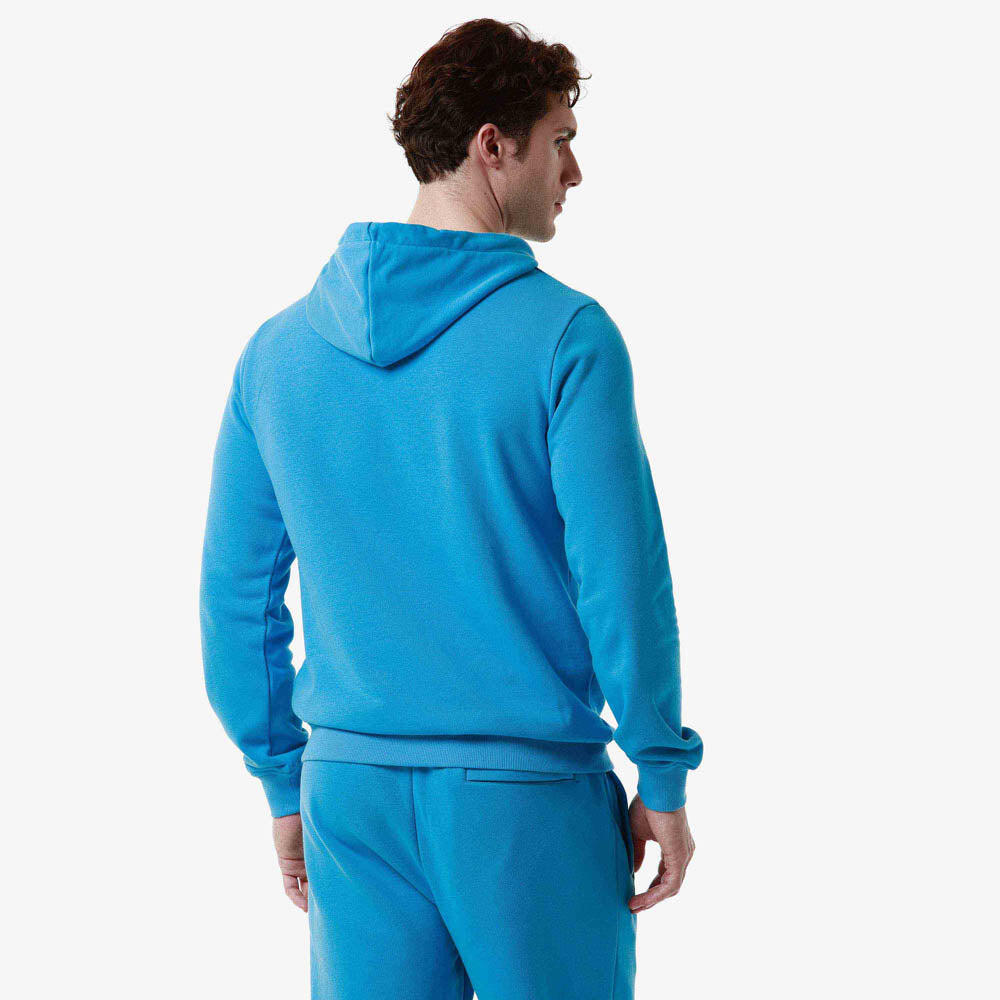 Felpa da uomo in cotone blu da sport street 7/7