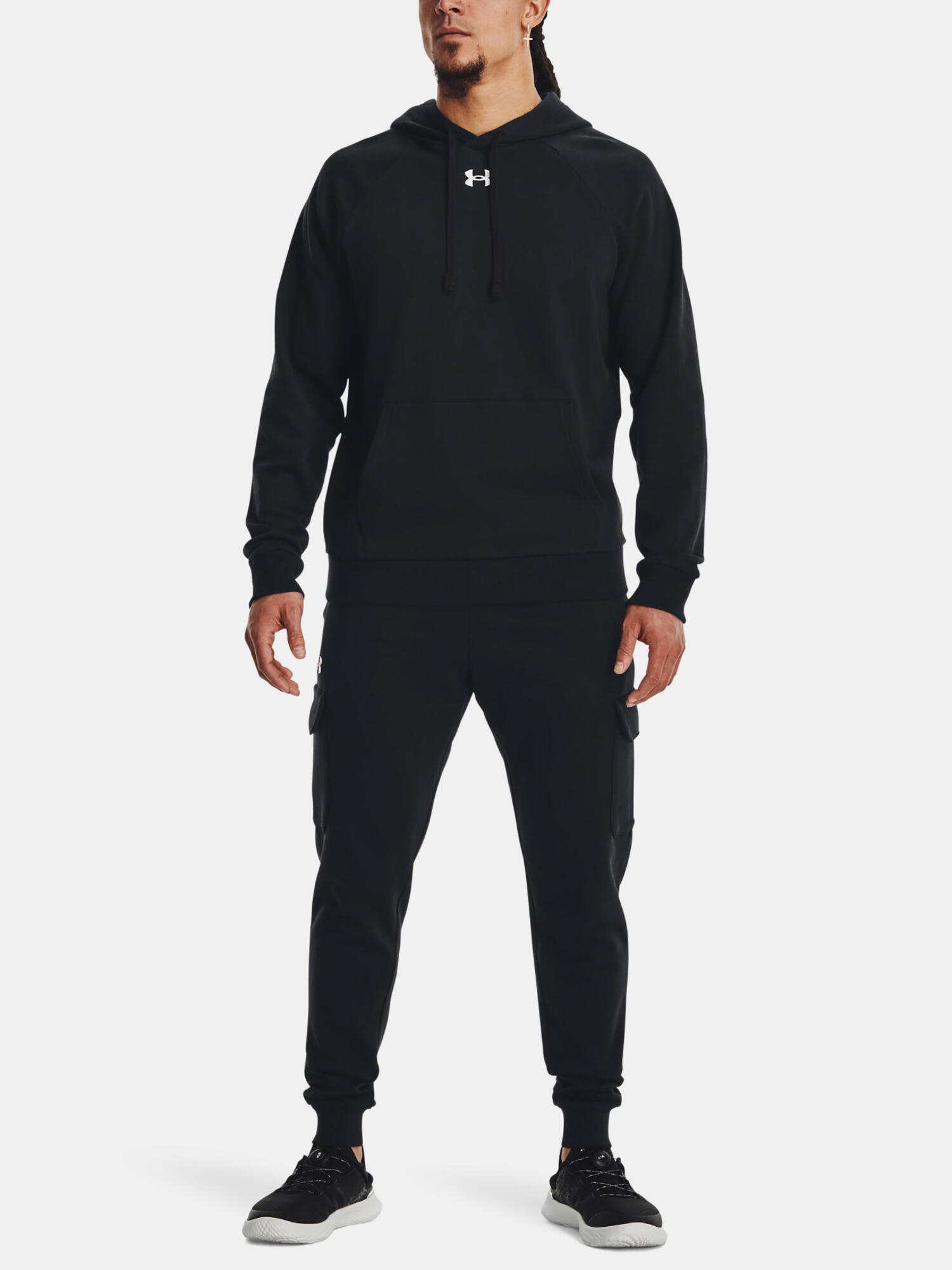 PANTALON JOGGING CARGO UNDER ARMOUR NOIR  Noir 6/6
