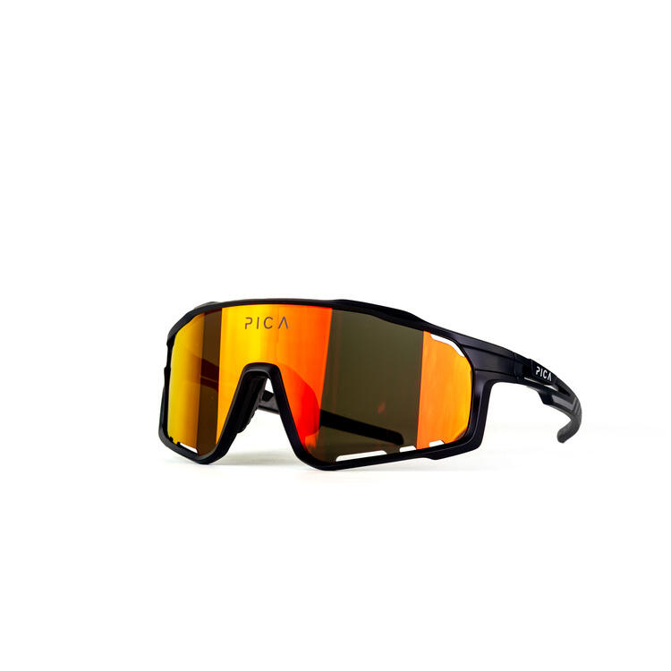 Okulary przeciwsłoneczne na rower TREZADO PICA STRIX czarne 4/7