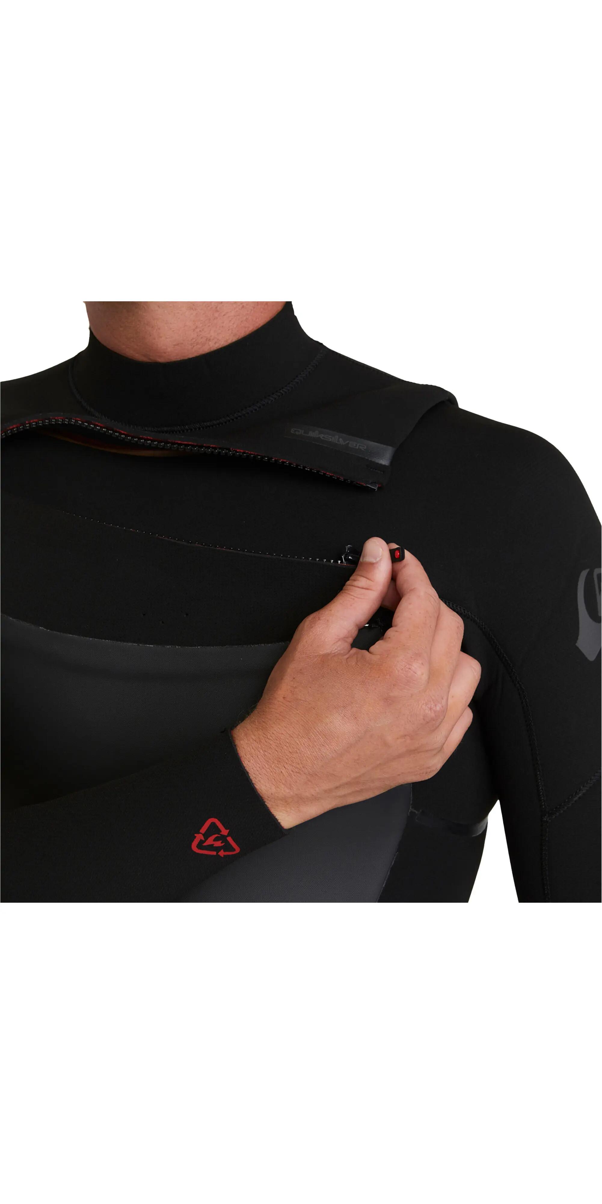 Pianka do pływania męska Quiksilver Marathon Sessions 5/4/3 mm Chest Zip black 5/7