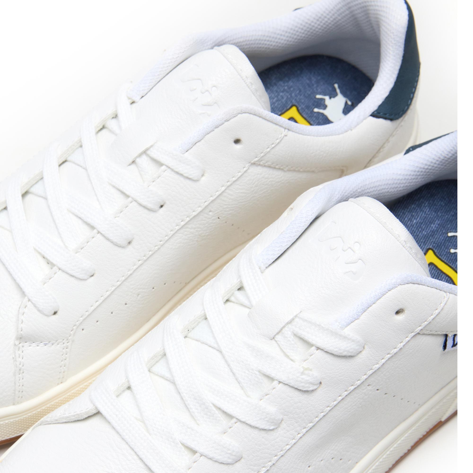 Zapatillas Lois Hombre 64489 Blancas con Cordones 5/5
