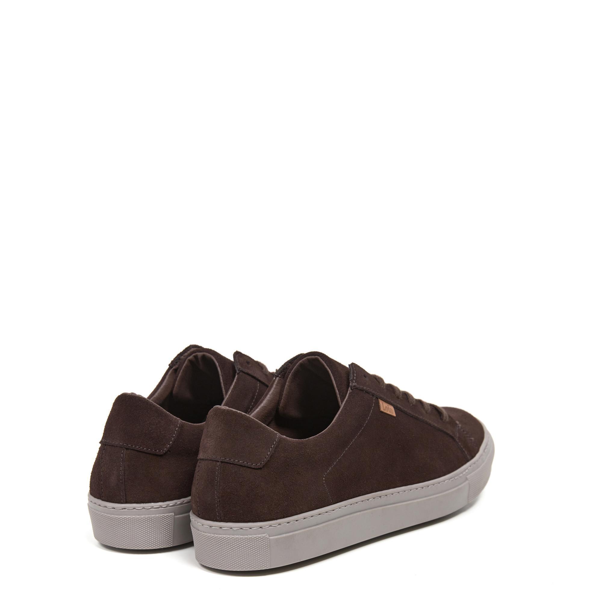 Zapatillas Lois Hombre 74440  Marrones con Cordones 3/5