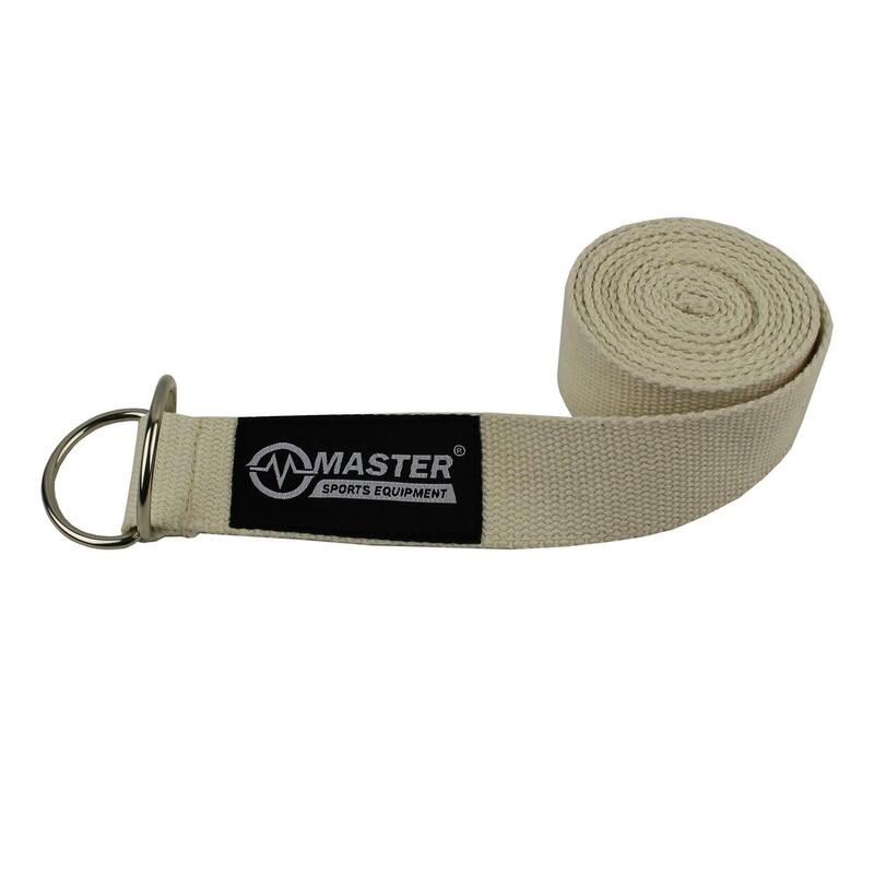 Popruh na jógu MASTER Yoga Strap 183 x 3,8 cm