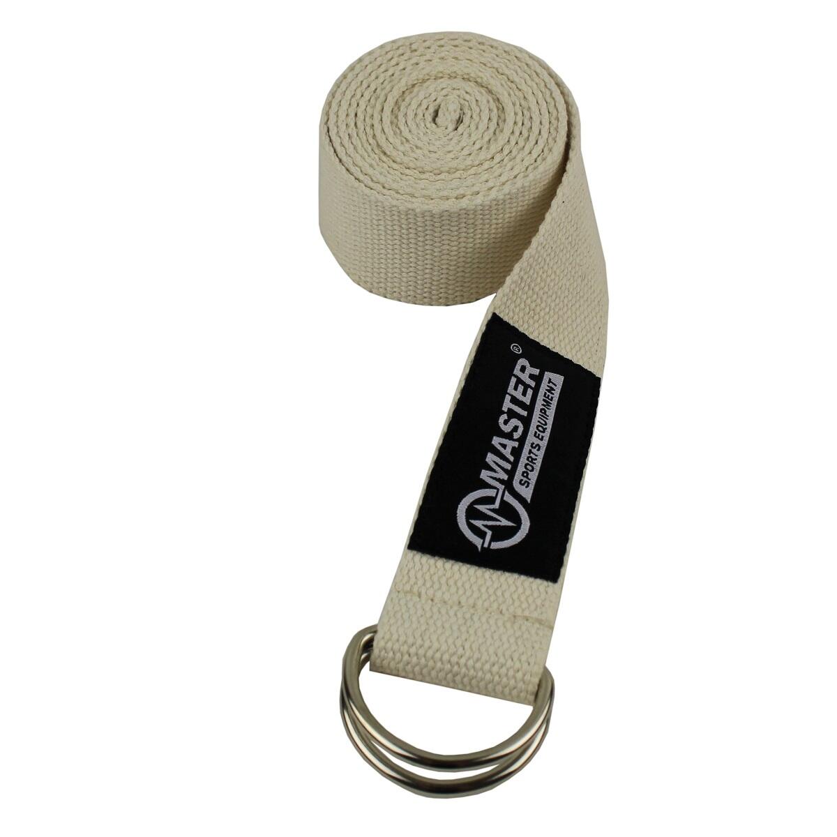 Popruh na jógu MASTER Yoga Strap 183 x 3,8 cm 2/3