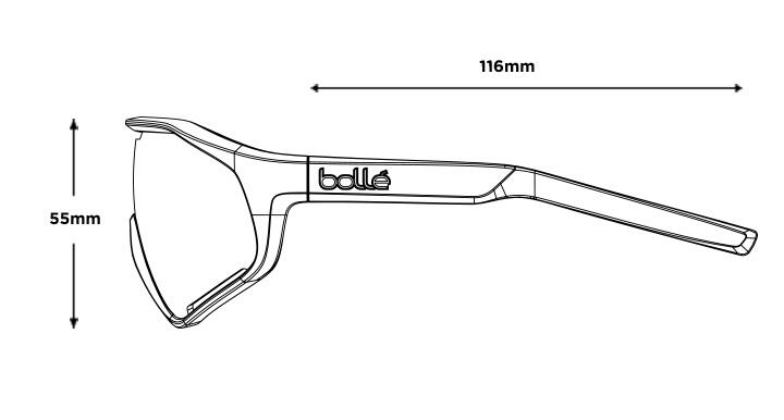 Occhiali da sole SHIFTER Black Matte - Phantom Clear Green Photochromic 3/3