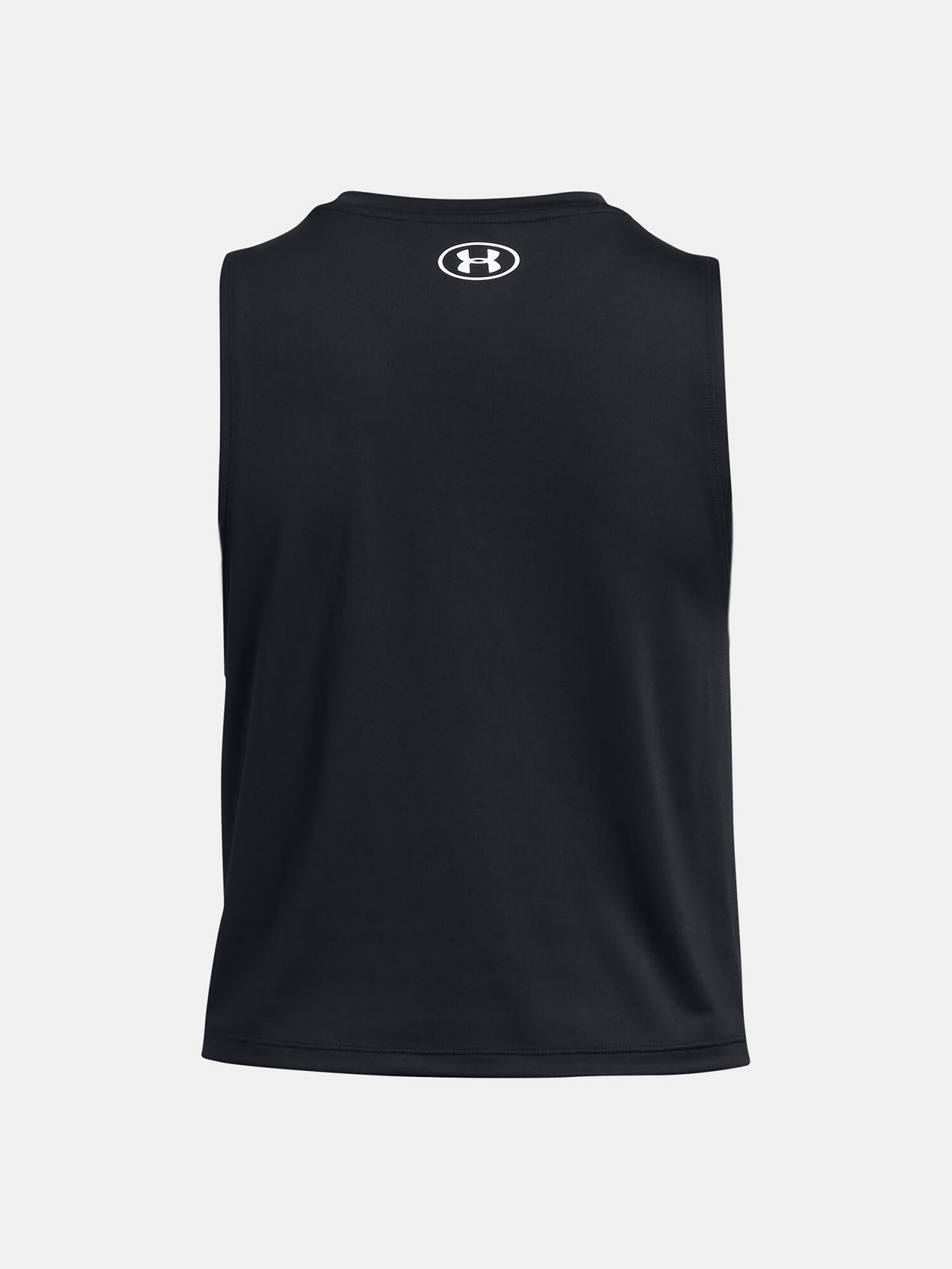 Canotta Ritagliata Donna Under Armour Vanish Nero Bianco 4/5