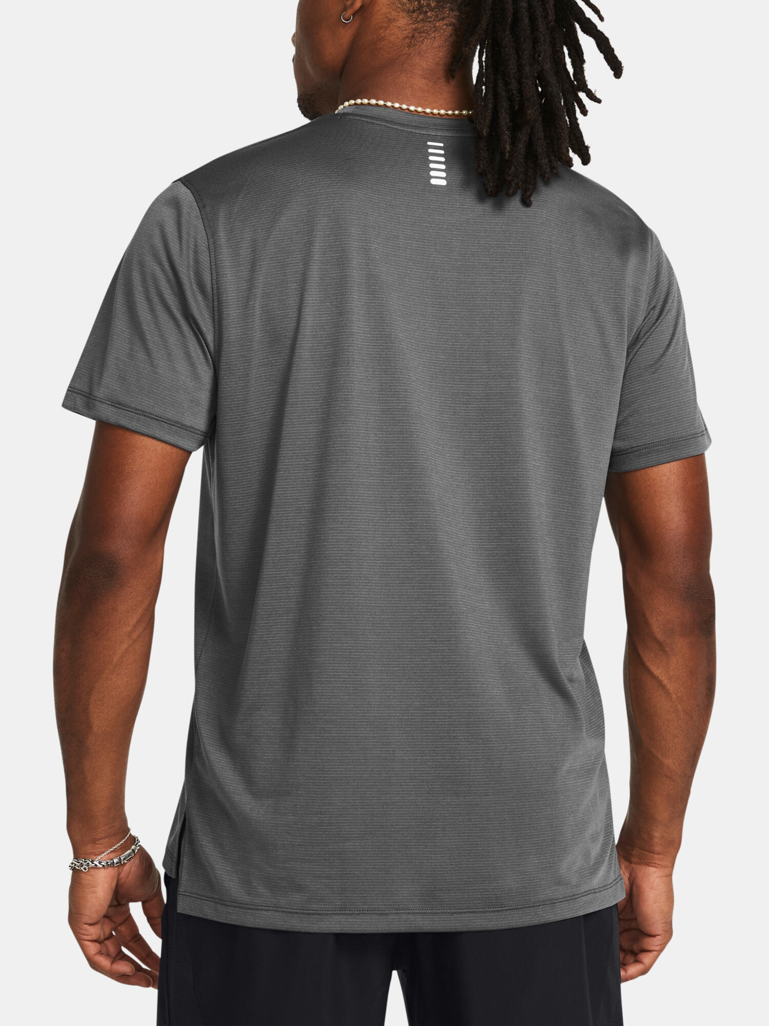 Koszulka T-Shirt Męski Do Biegania Under Armour Szybkoschnący Odblaski M 2/5