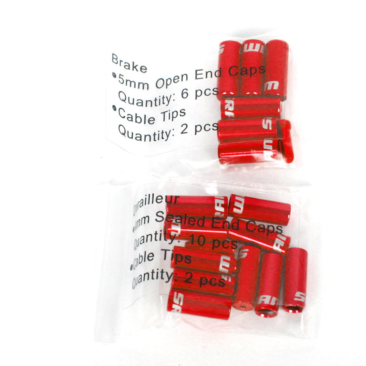Sram Ferrule Kit Red 2/2