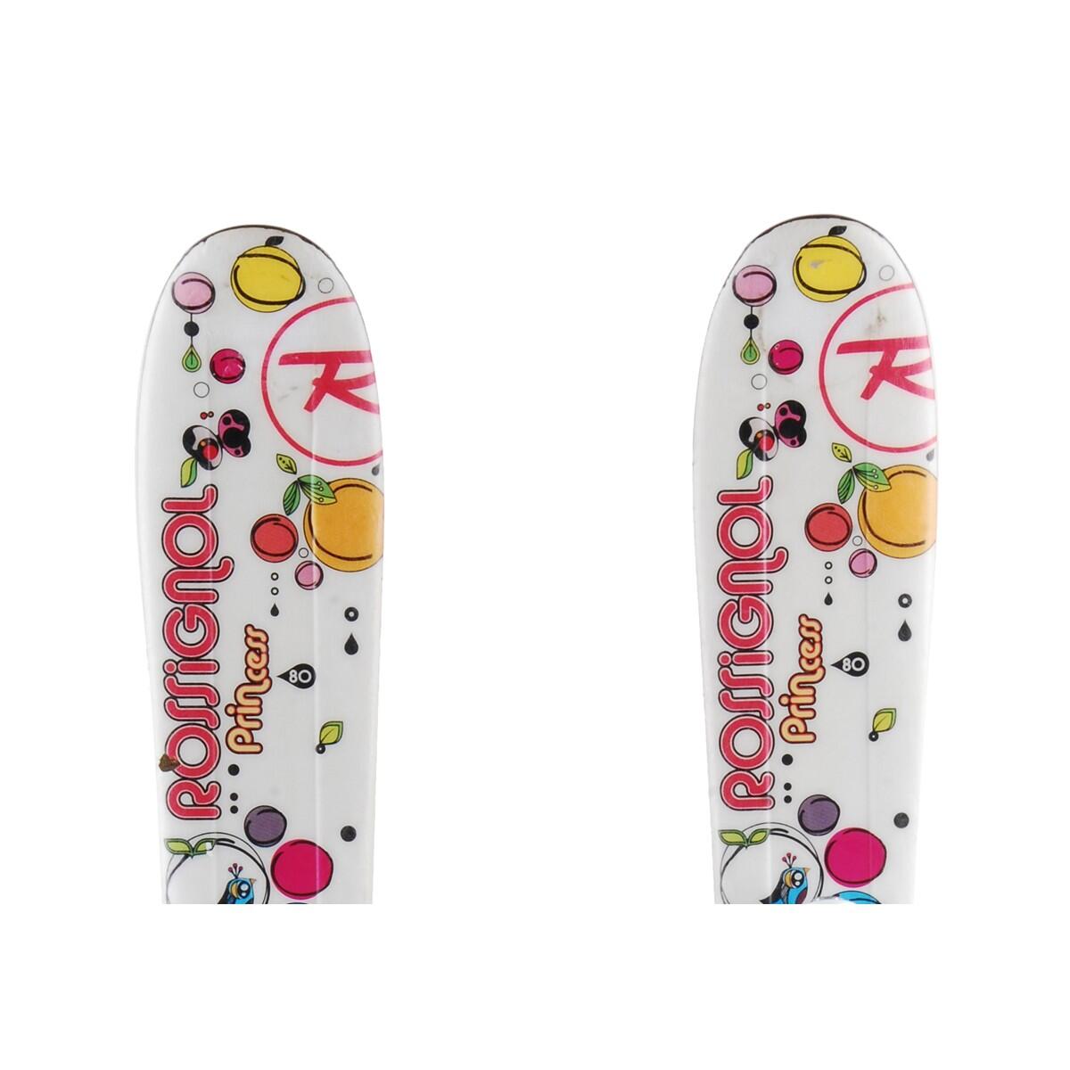 RECONDITIONNE - Ski Junior Rossignol Princess + Fixations 2/4