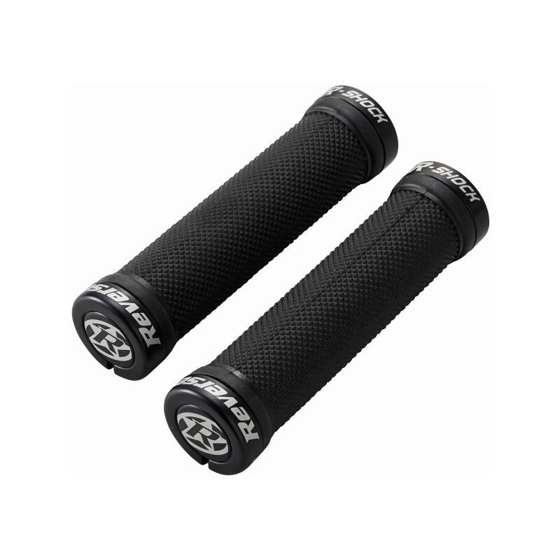 REVERSE Buffs Bicycle MTB Griff R-Shock Lock em Ø31mm (preto/preto)
