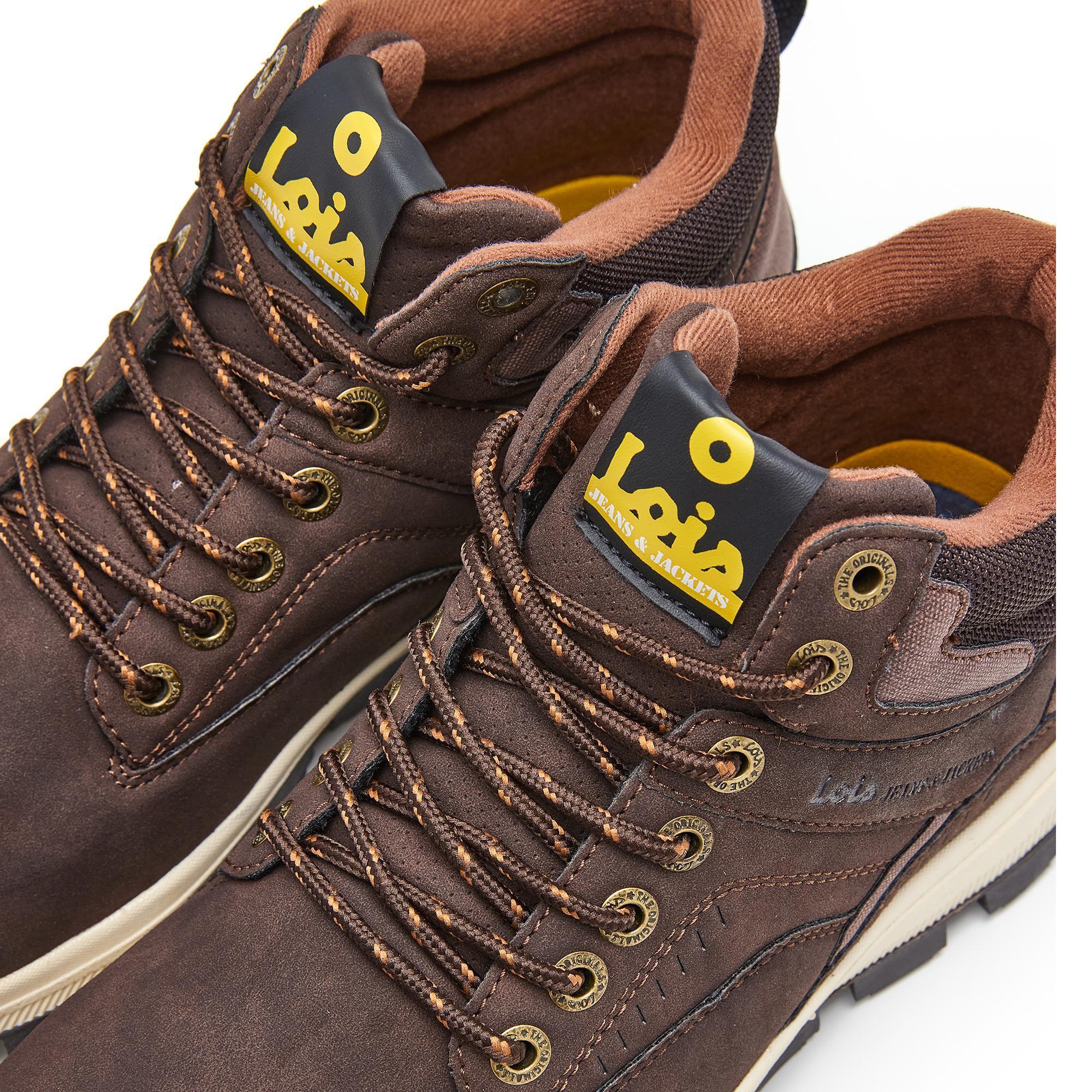 Botas Lois Hombre 64286 Marrones  con Cordones 5/5