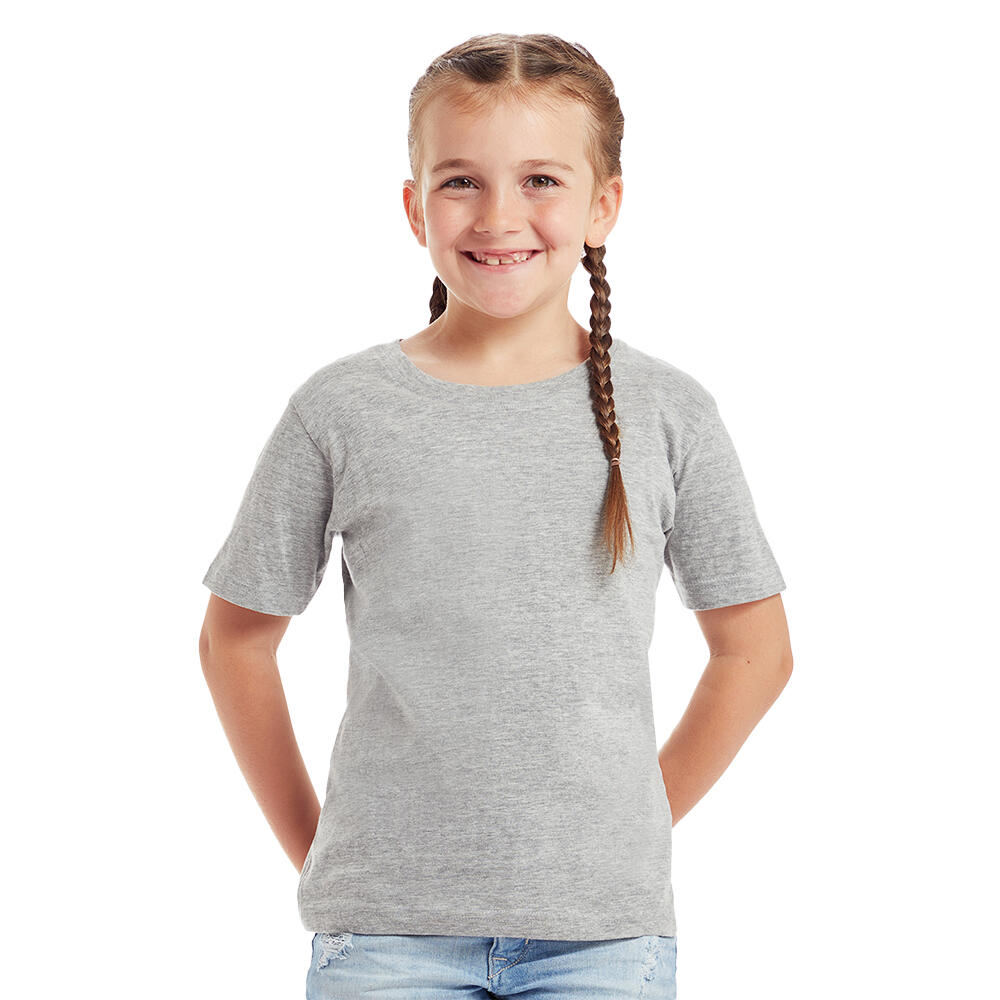 Childrens/Kids Made In Africa TShirt (Black/Heather Grey Melange)
