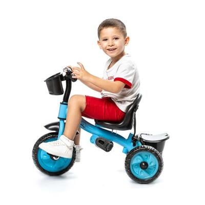 ATAA NAKAMA Triciclo Evolutivo per Bambini con Manico Regolabile Rosa