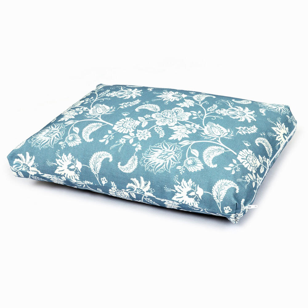 Savasana cushion, neck pillow - Blue decor