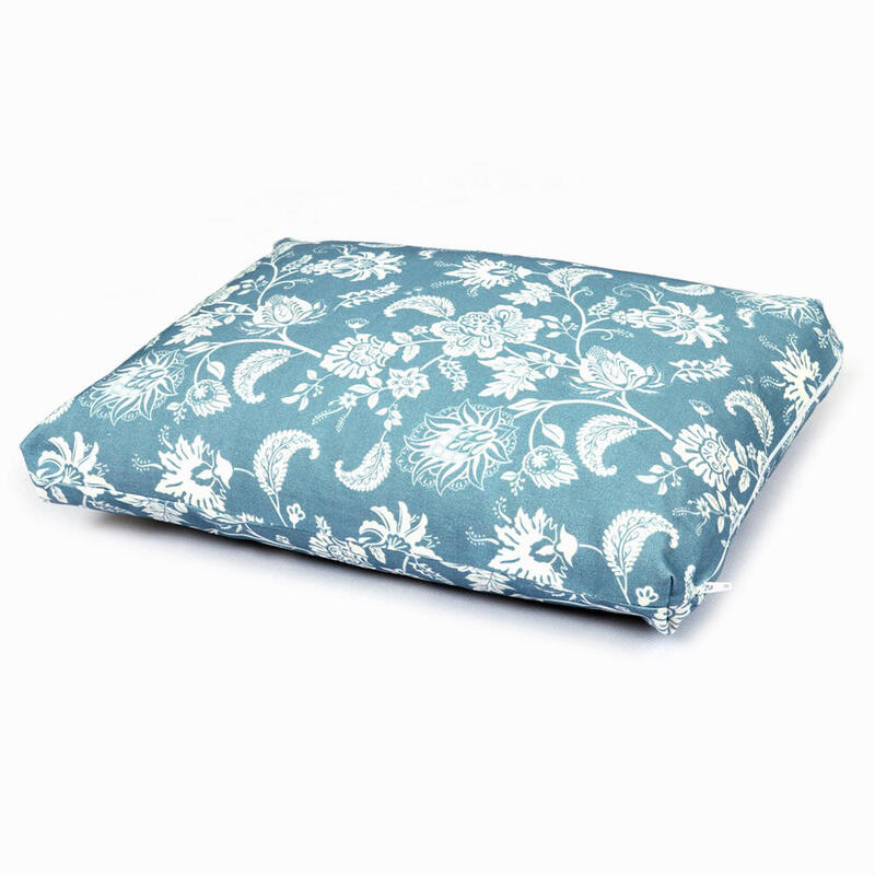 Pernă Savasana pentru yoga, suport gât – bumbac organic și kapok, 40x30x4,5 cm