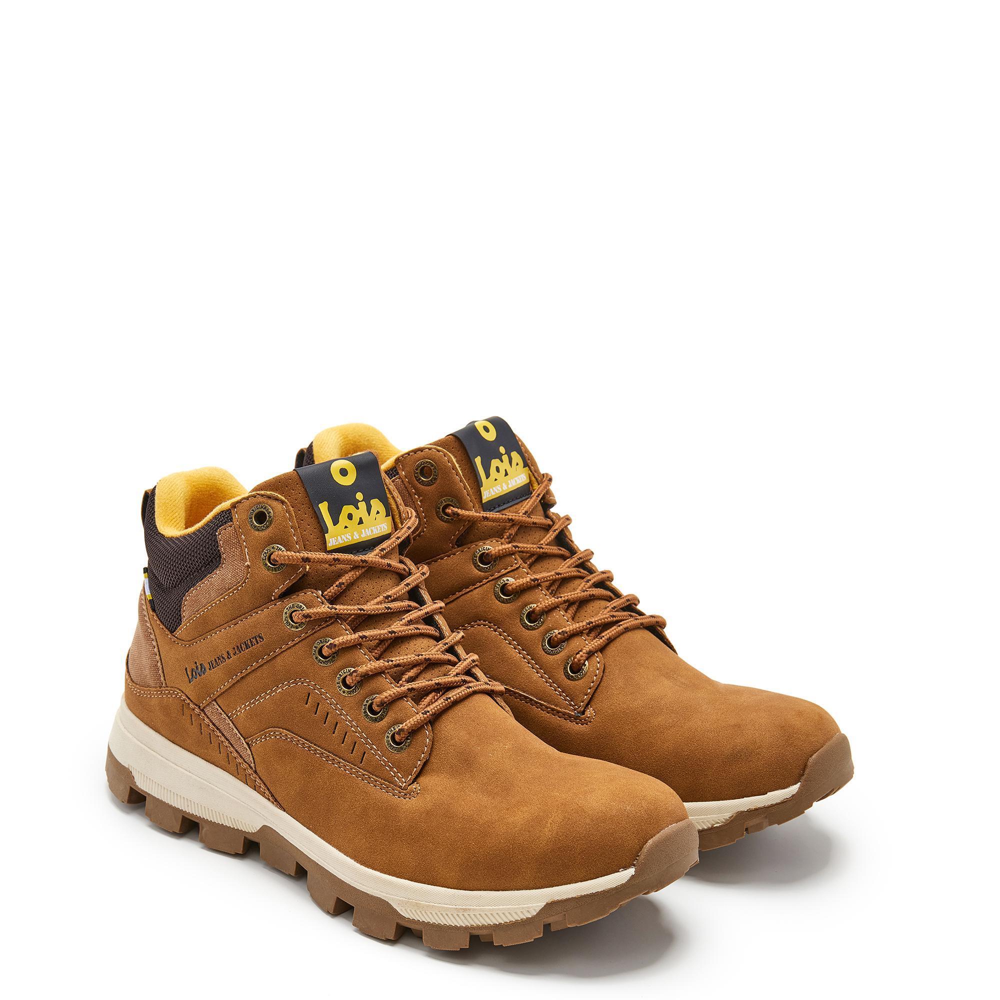 Botas Lois Hombre 64286  Marrones  con Cordones 2/5