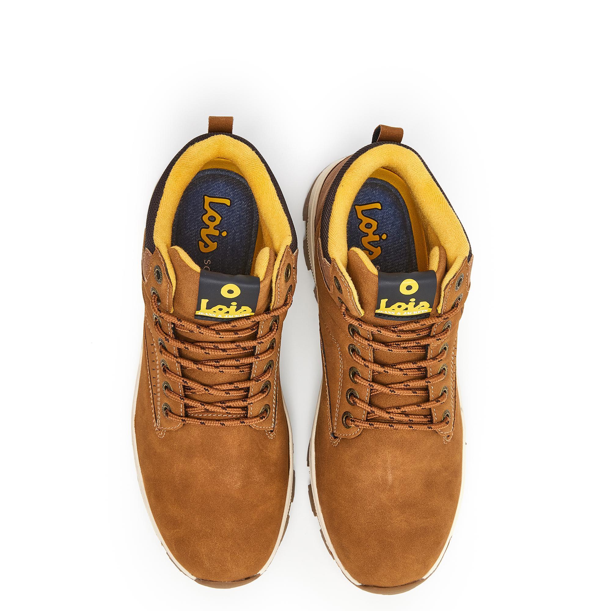 Botas Lois Hombre 64286  Marrones  con Cordones 4/5