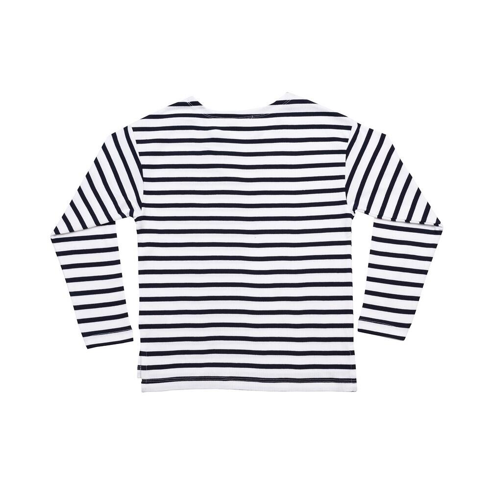 Camiseta Breton para Niños/Niñas Blanco, Marino 2/3