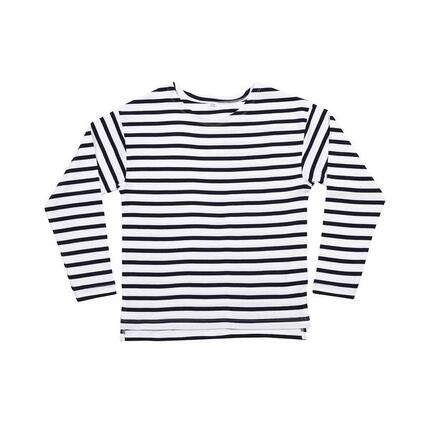 Tshirt BRETON Enfant (Blanc / Bleu Marine)