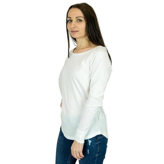 Tshirt Manches Longues Femme (Blanc)