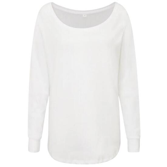 Tshirt Manches Longues Femme (Blanc)