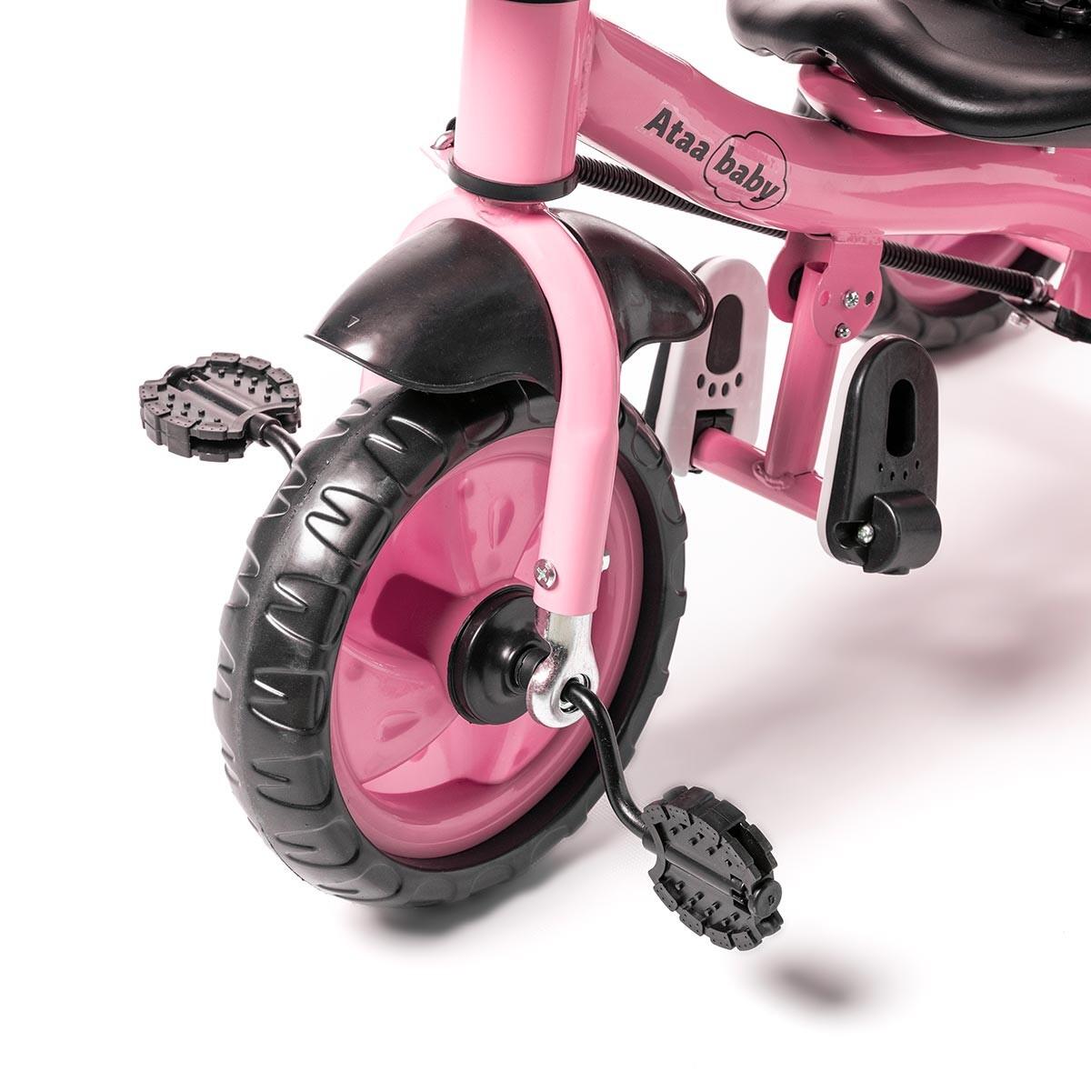 ATAA NAKAMA Tricycle évolutif pour enfants avec poignée réglable 3/7