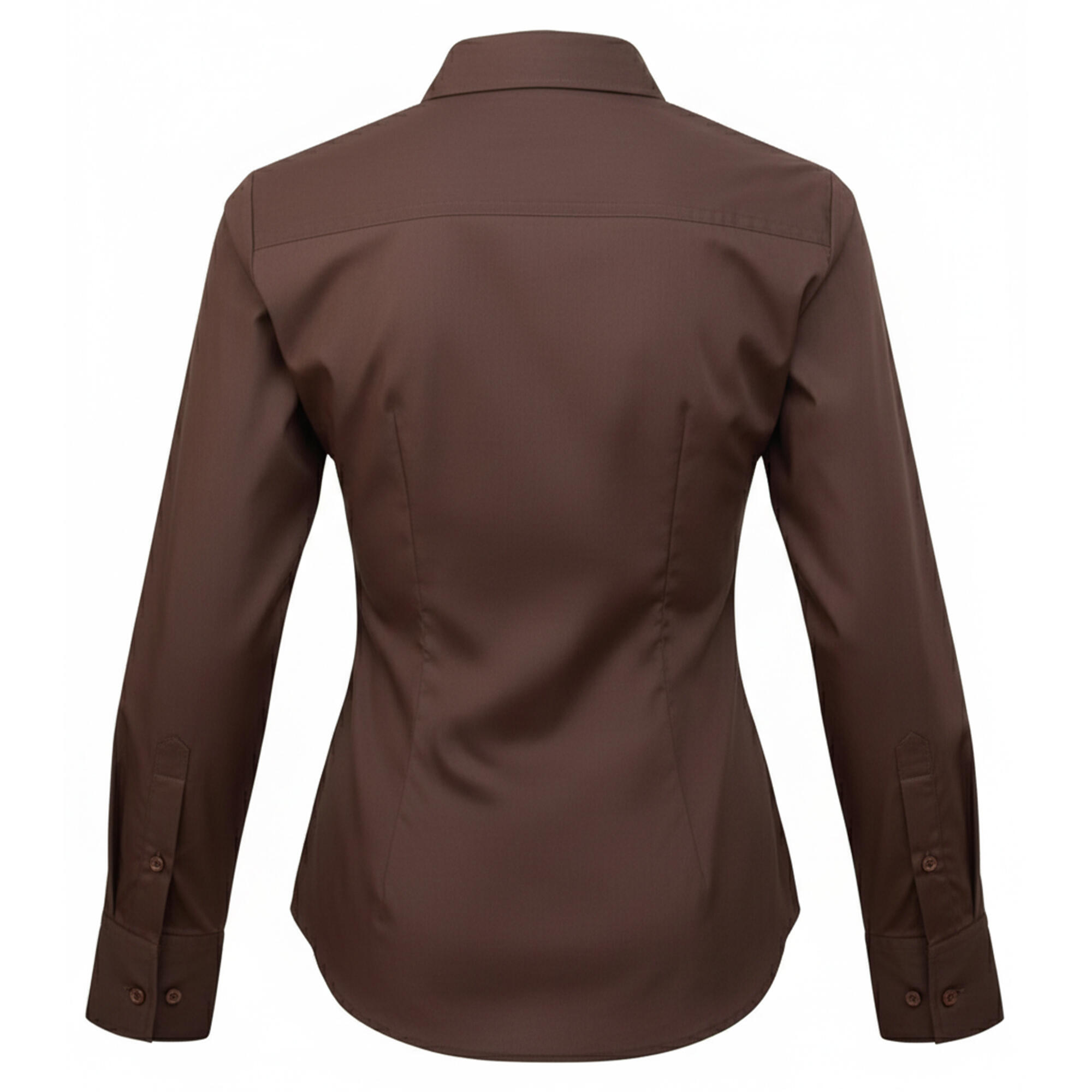Camicetta Manica Lunga Donna Premier Marrone 3/6