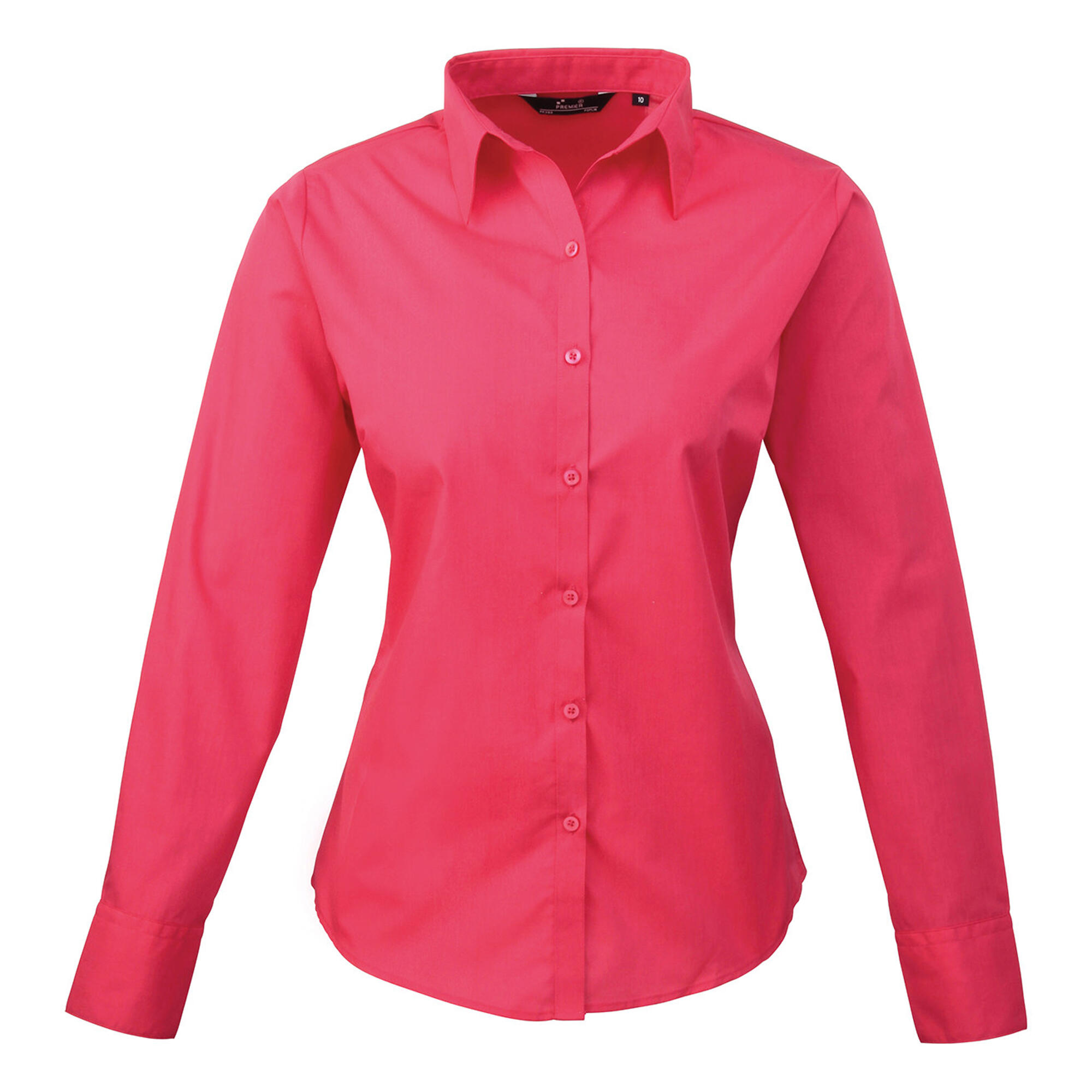 Camicetta Manica Lunga Donna Premier Rosa Acceso 2/6